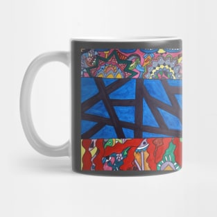 Abstract & Nakshi art. Mug